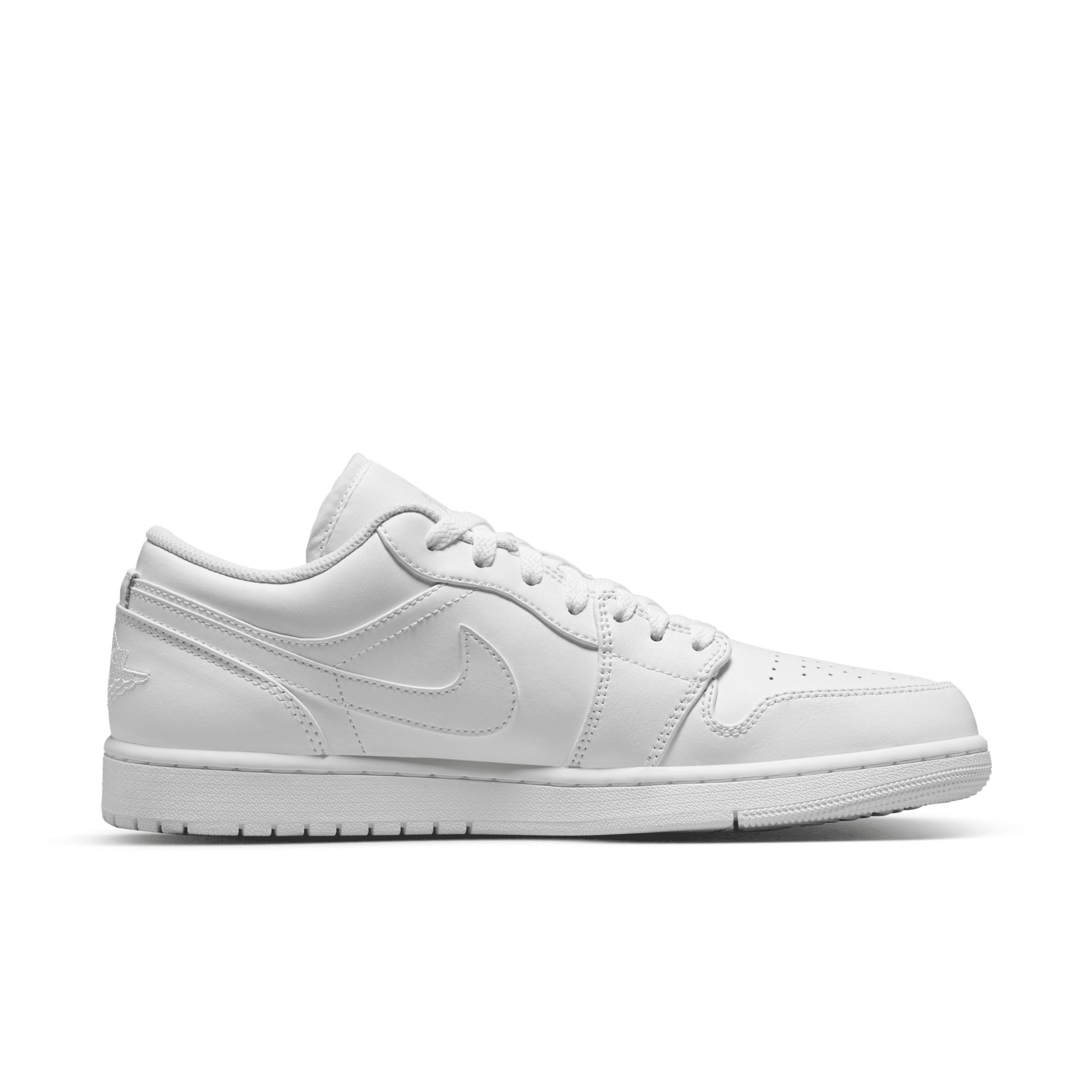 Jordan Mens Air 1 Low - Shoes White/White/White Product Image