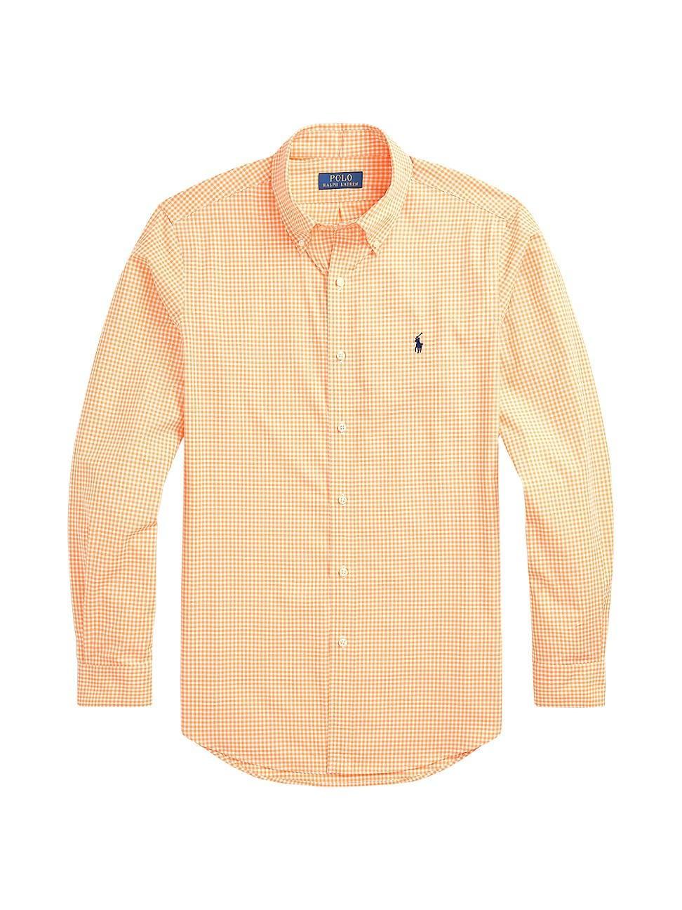 Mens Gingham Stretch Poplin Shirt Product Image