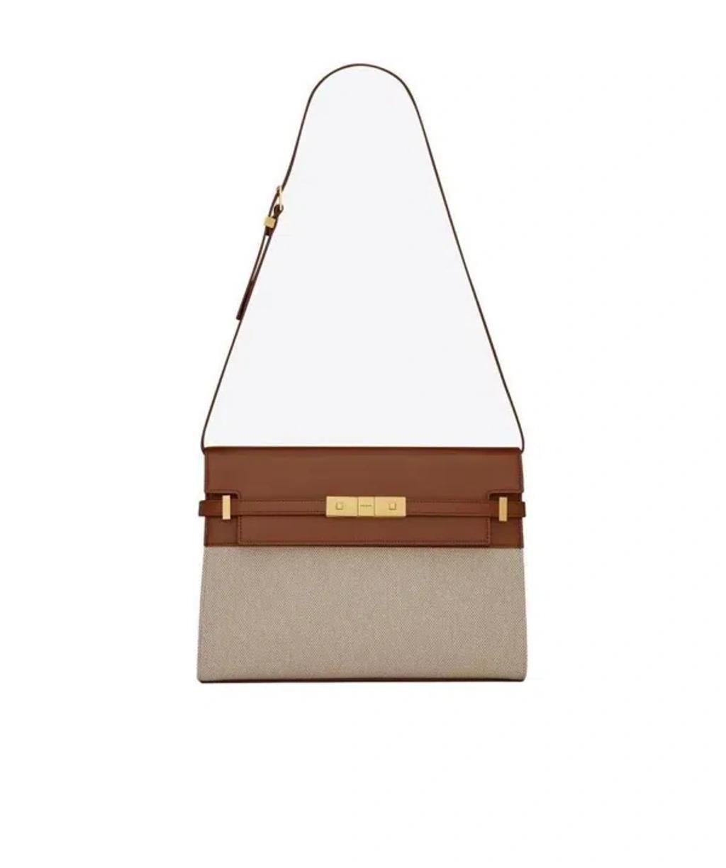 SAINT LAURENT Manhattan Shoulder Bag In Brown Product Image