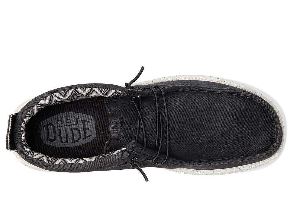 Hey Dude Wally Mid Canvas White) Men's Shoes Product Image