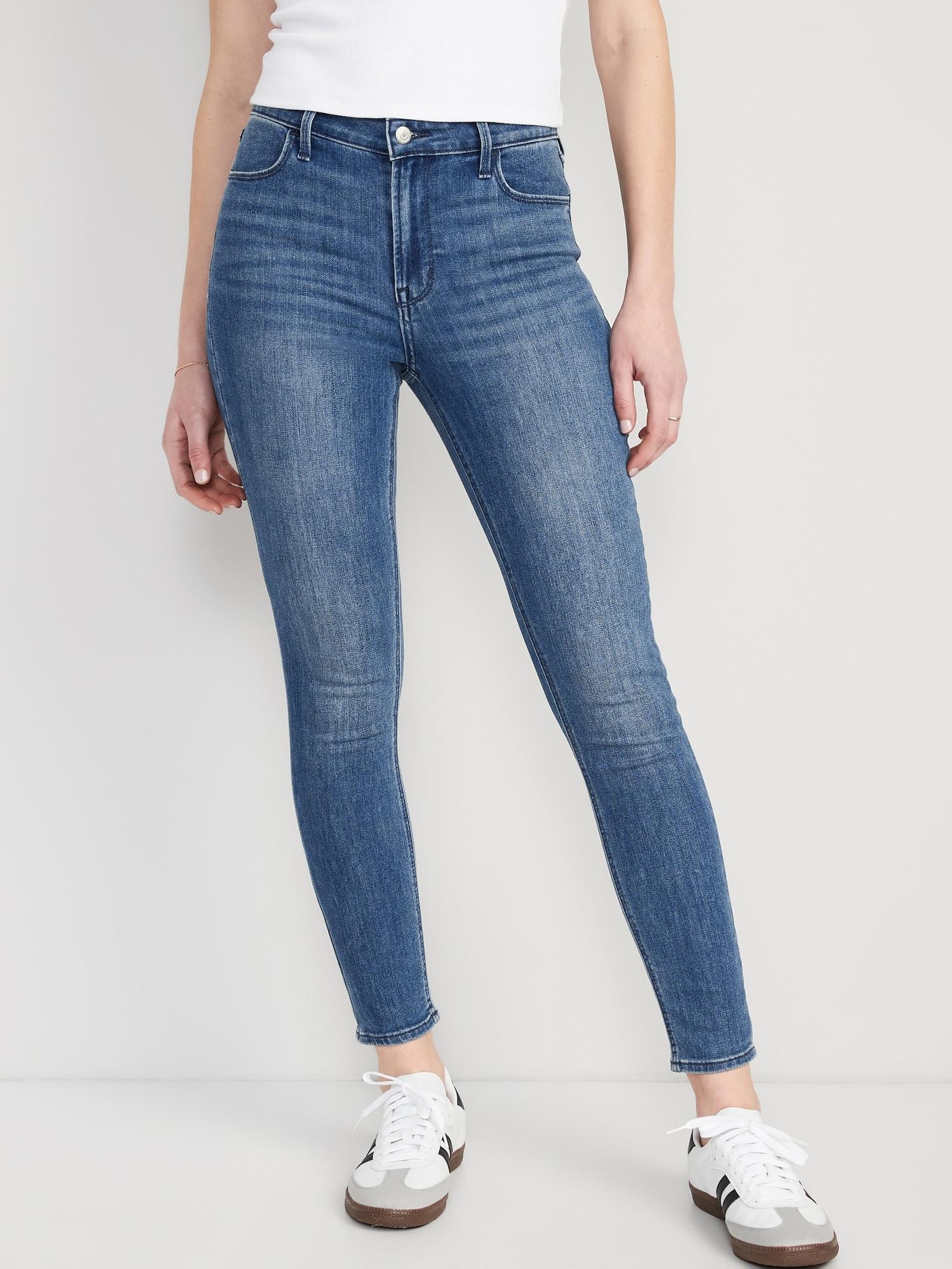 High-Waisted Wow Super-Skinny Jeans Product Image