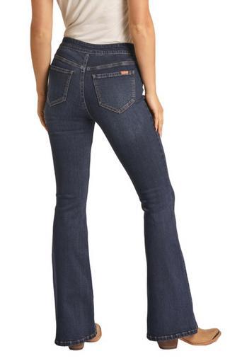 SALE Rock & Roll® Ladies' High Rise Extra Stretch Flare Jeans product image