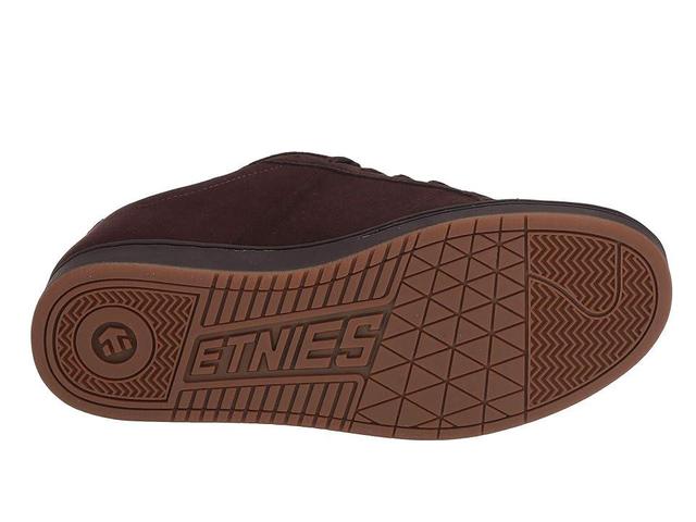 etnies Kingpin (Black/White/Gum) Men's Skate Shoes Product Image