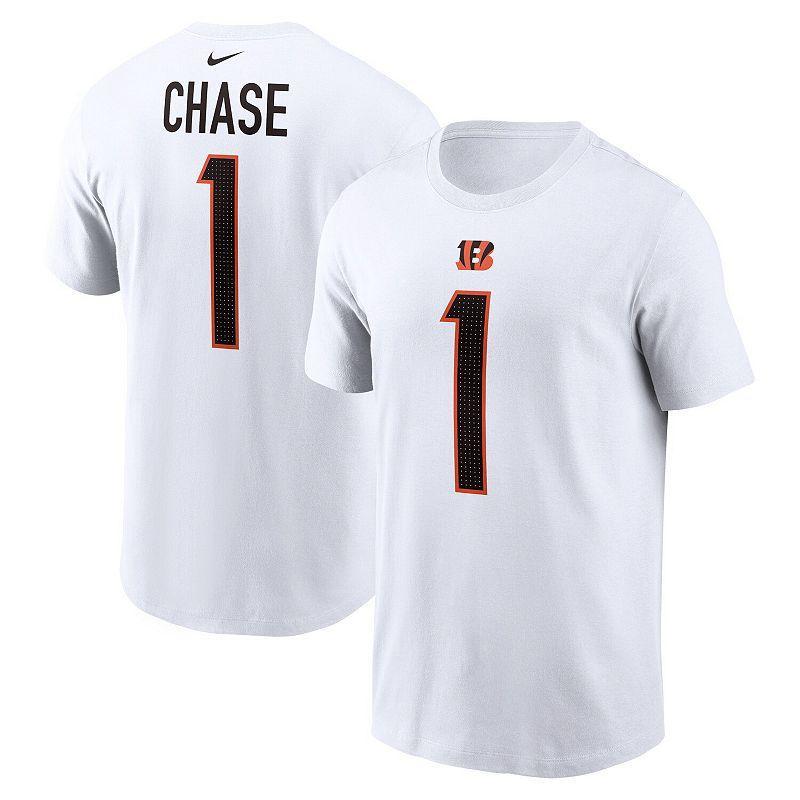 Mens Nike JaMarr Chase Cincinnati Bengals Player Name & Number T-Shirt Product Image