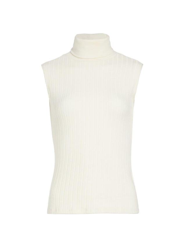 Womens Ceci Sleeveless Turtleneck Knit Top Product Image