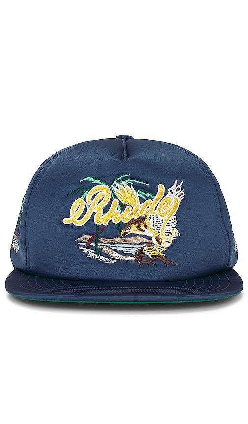 Rhude Palm Eagles Souvenier Hat in Blue Product Image