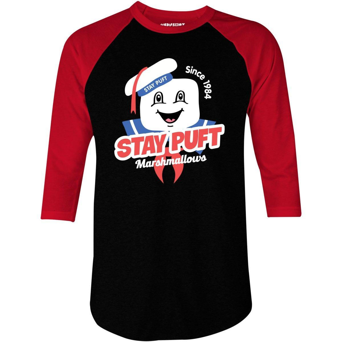 Stay Puft Marshmallow Man - 3/4 Sleeve Raglan T-Shirt Male Product Image