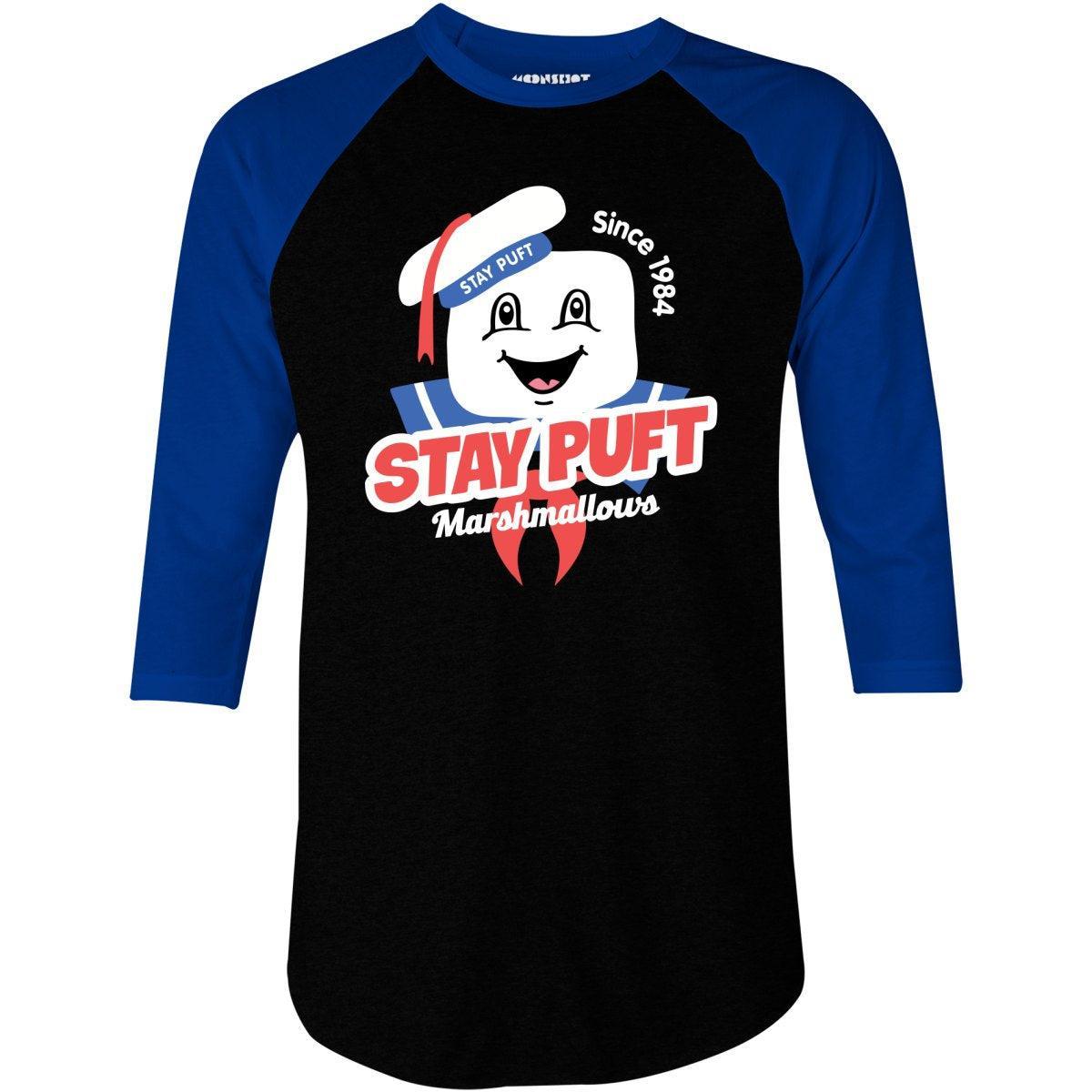 Stay Puft Marshmallow Man - 3/4 Sleeve Raglan T-Shirt Male Product Image