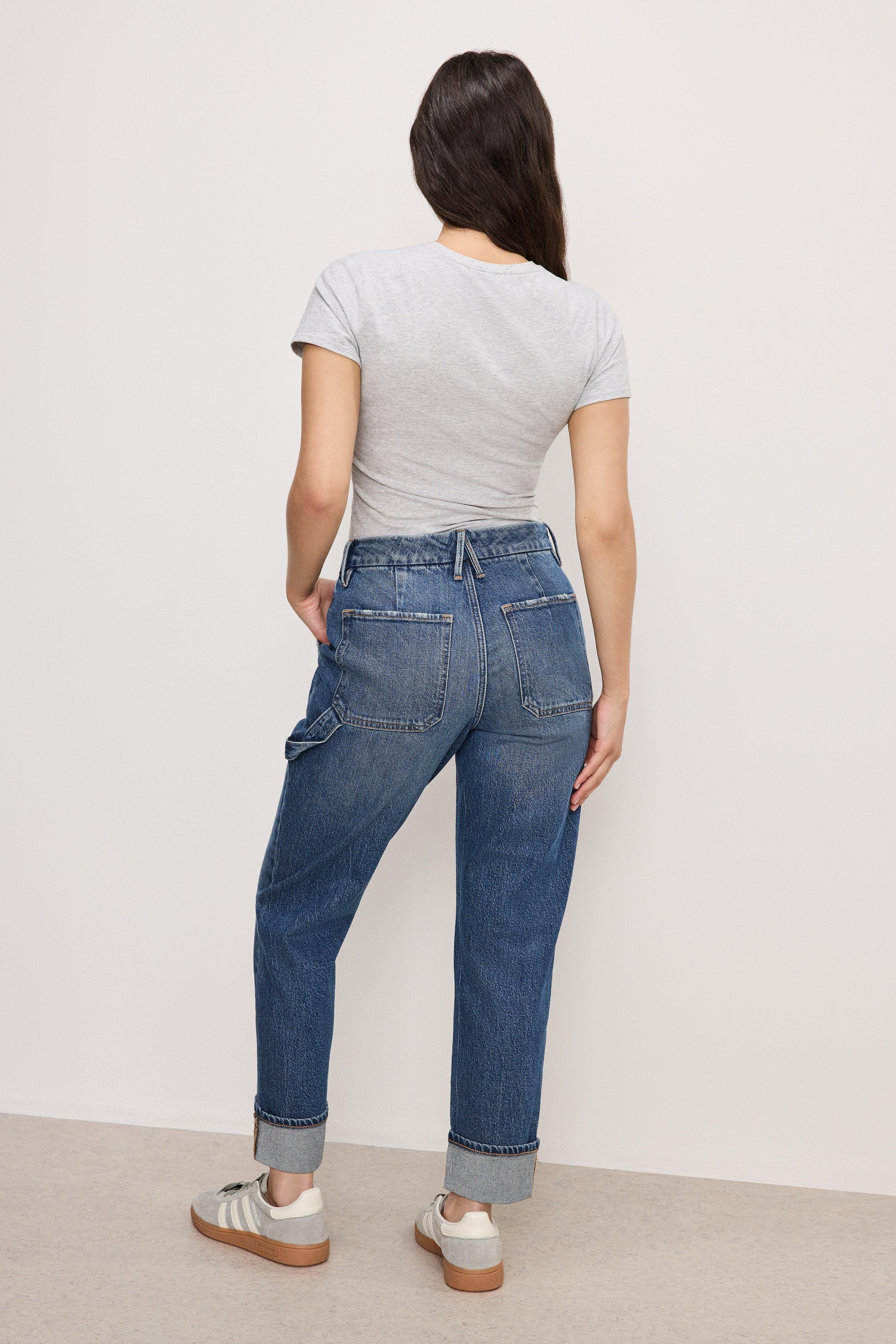 GOOD PETITE WEEKENDER CARPENTER JEANS | INDIGO747 Product Image