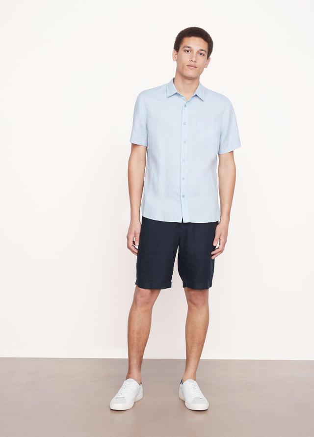 Linen Short-Sleeve Shirt Product Image