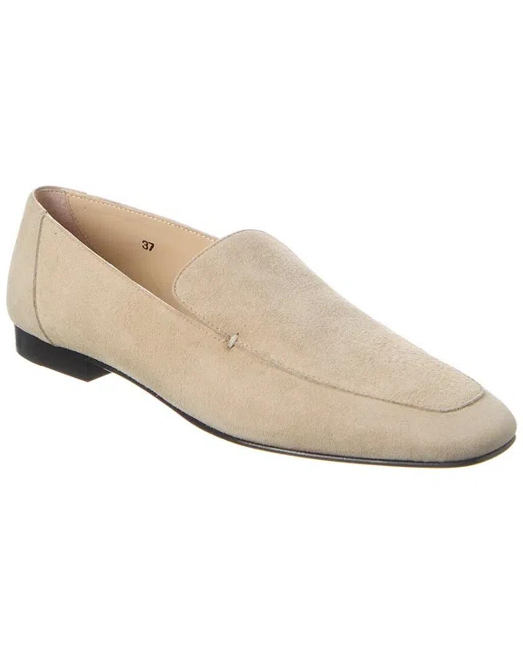 Suede Loafer In Beige product image