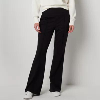 Stylus Womens Mid Rise Flare Palazzo Pant Product Image