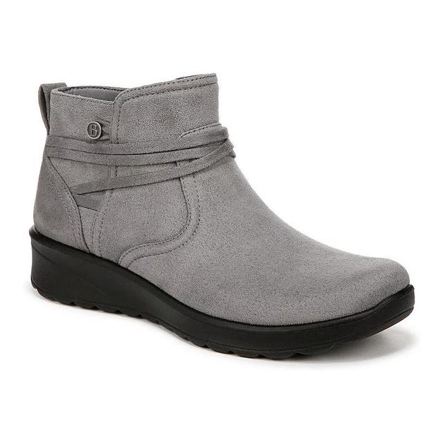 Bzees Guest Womens Ankle Boots Grey Fabric Product Image