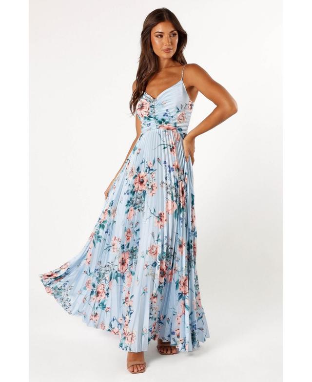 Petal and Pup Womens Naira Pleated Maxi Dress Product Image