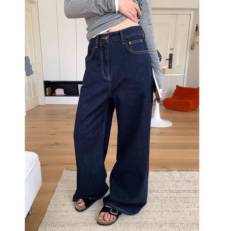 Low Rise Wide Leg Jeans Product Image