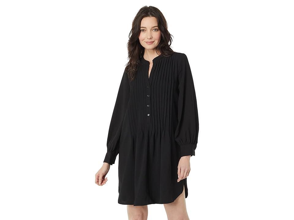 Vince Camuto Pin Tuck Popover Dress (Rich ) Women's Clothing Product Image