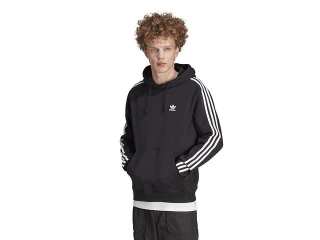 adidas Originals Mens adidas Originals 3 Stripe Fleece Hoodie - Mens Product Image