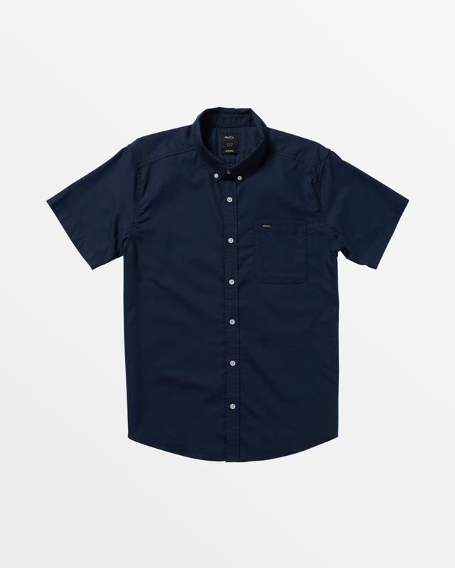 That'll Do Stretch Short Sleeve Woven Shirt - Navy Marine Product Image