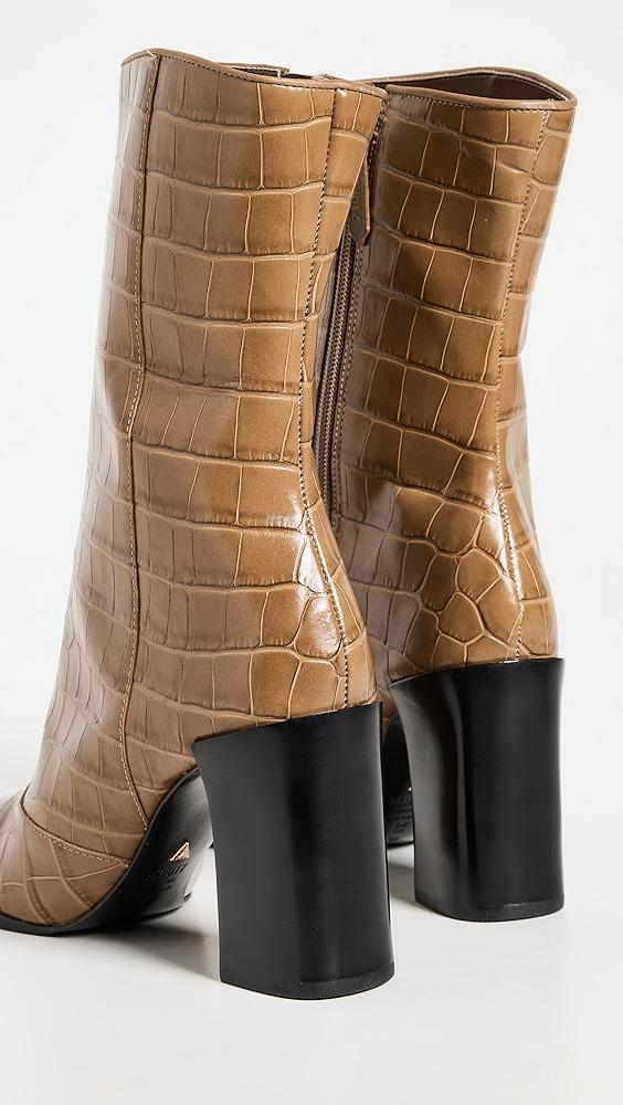 Schutz Raffaela Croco Booties | Shopbop Product Image