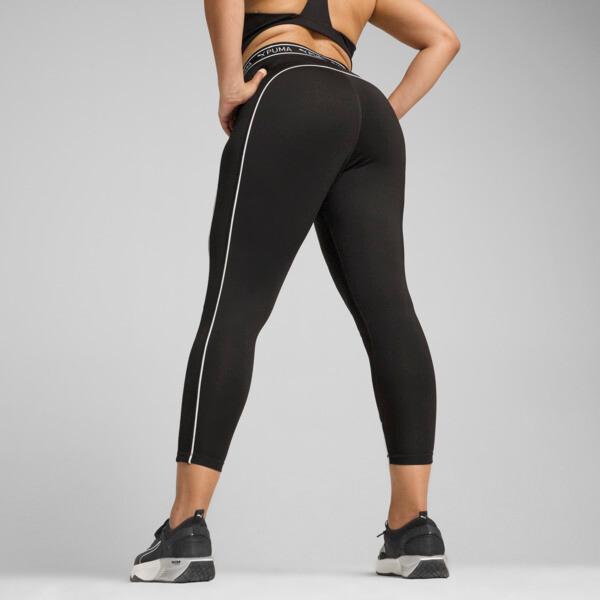 PUMA FIT 7/8 Women's Training Tights in Black/Vapor Grey Product Image