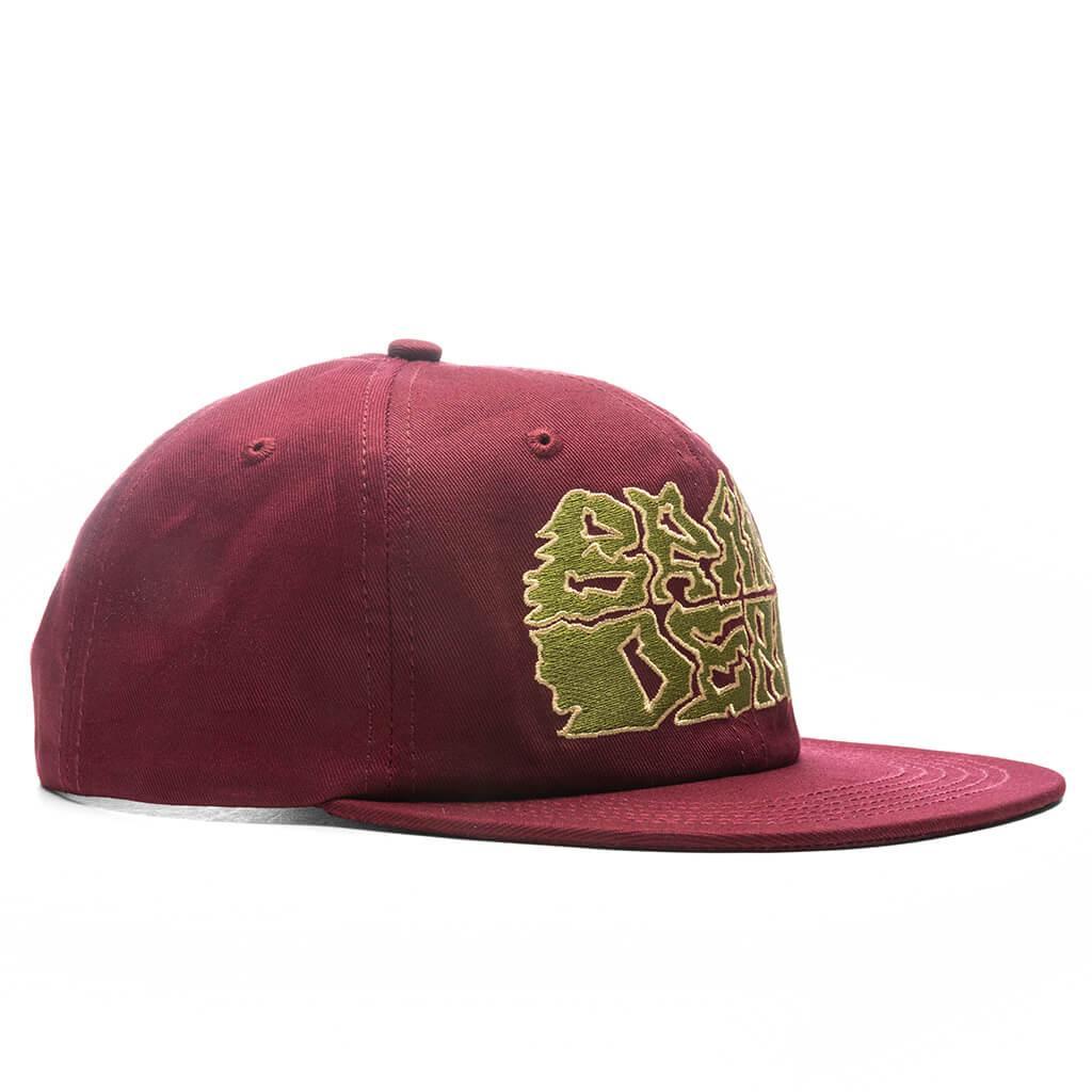 Prehistoric Twill Six Panel Hat - Maroon Male Product Image