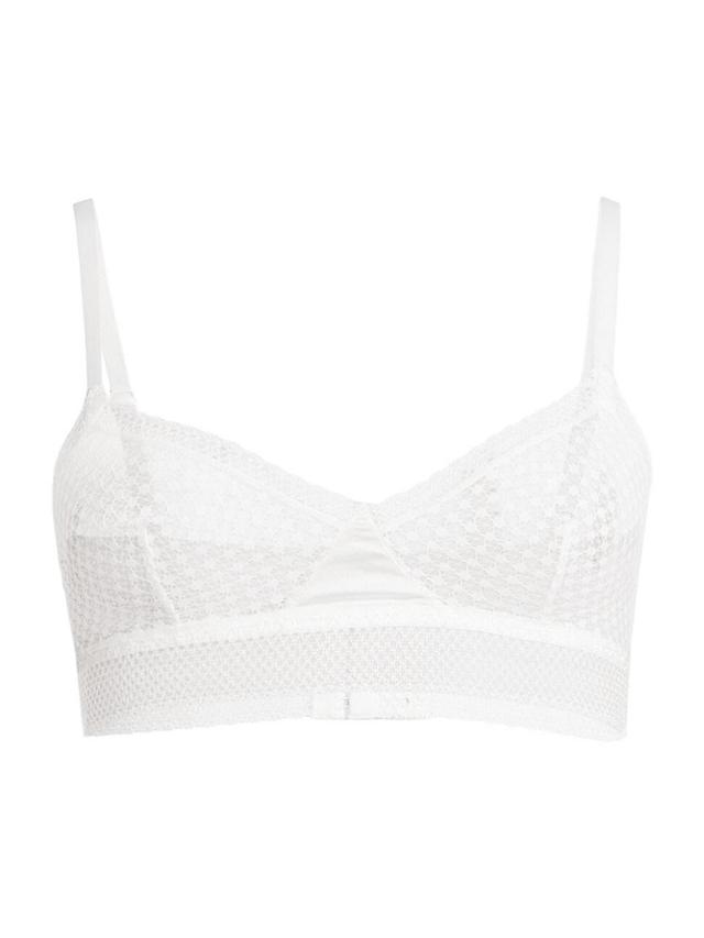 Womens Bella Lace Longline Triangle Bra Product Image