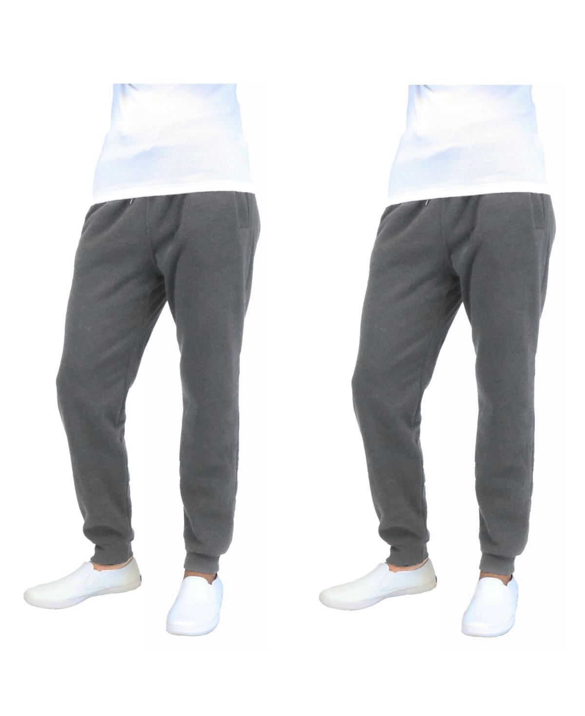 Galaxy By Harvic Mens 2-Packs Slim-Fit Fleece Jogger Sweatpants Product Image