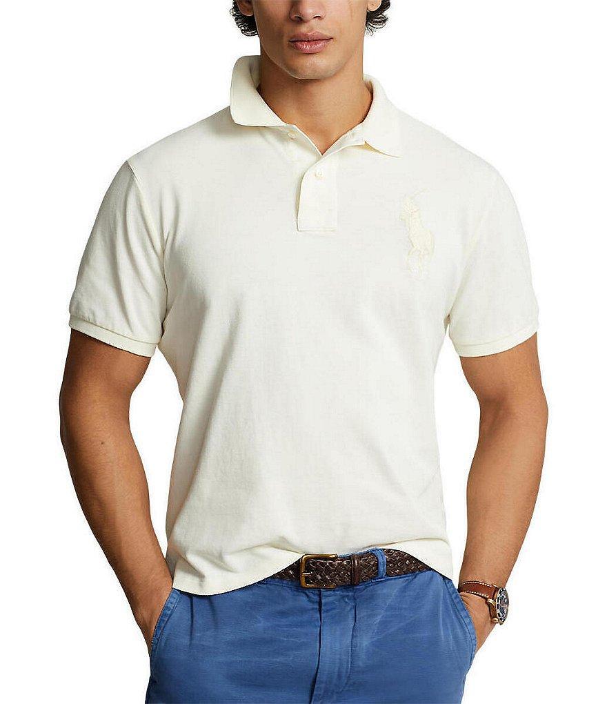 Polo Ralph Lauren Classic Fit Big Pony Mesh Short Sleeve Polo Shirt Product Image