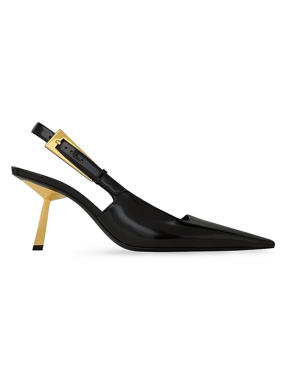 Womens Lee Slingback Pumps in Glazed Leather Product Image