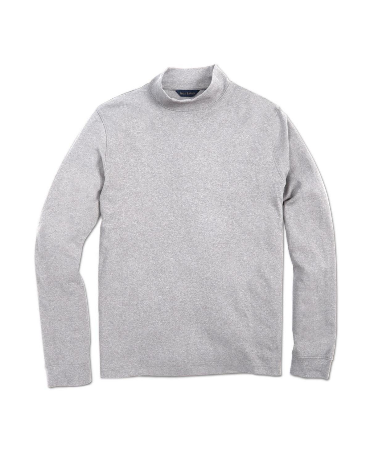 Scott Barber Mens Pima Mock Turtleneck T-Shirt Product Image