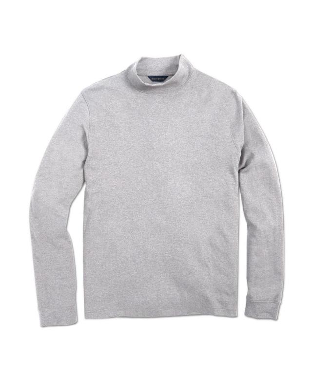 Scott Barber Mens Pima Mock Turtleneck T-Shirt Product Image