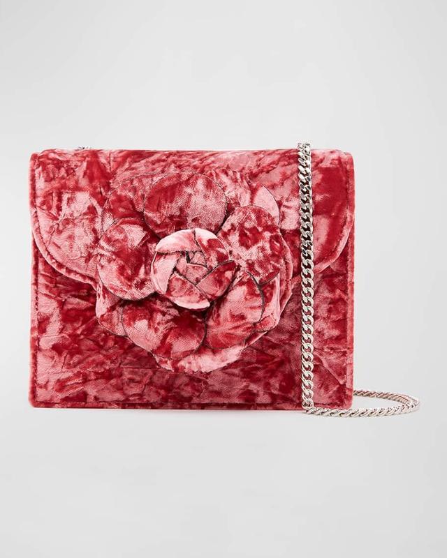 Tro Mini Crushed Velvet Crossbody Bag Product Image