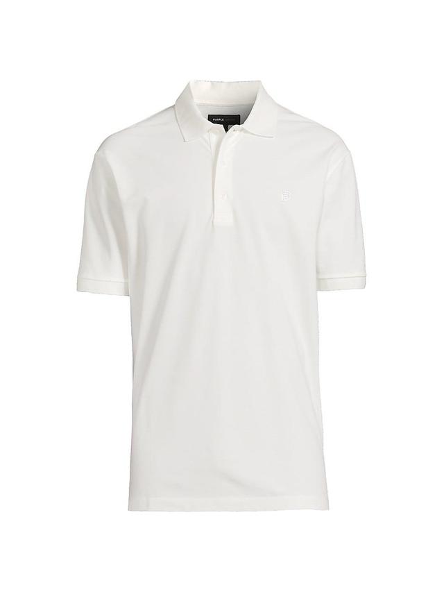 Mens Pique Stretch Polo Shirt Product Image