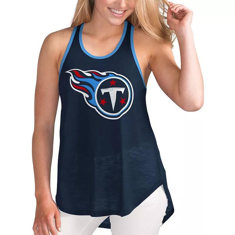 Womens G-III 4Her by Carl Banks Tennessee Titans Tater Tank Top Blue Product Image