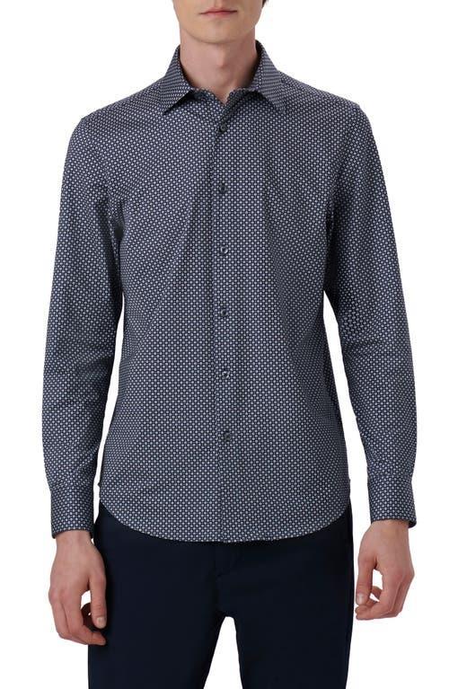 Mens James Ooohcotton Micro-Geometric Sport Shirt Product Image