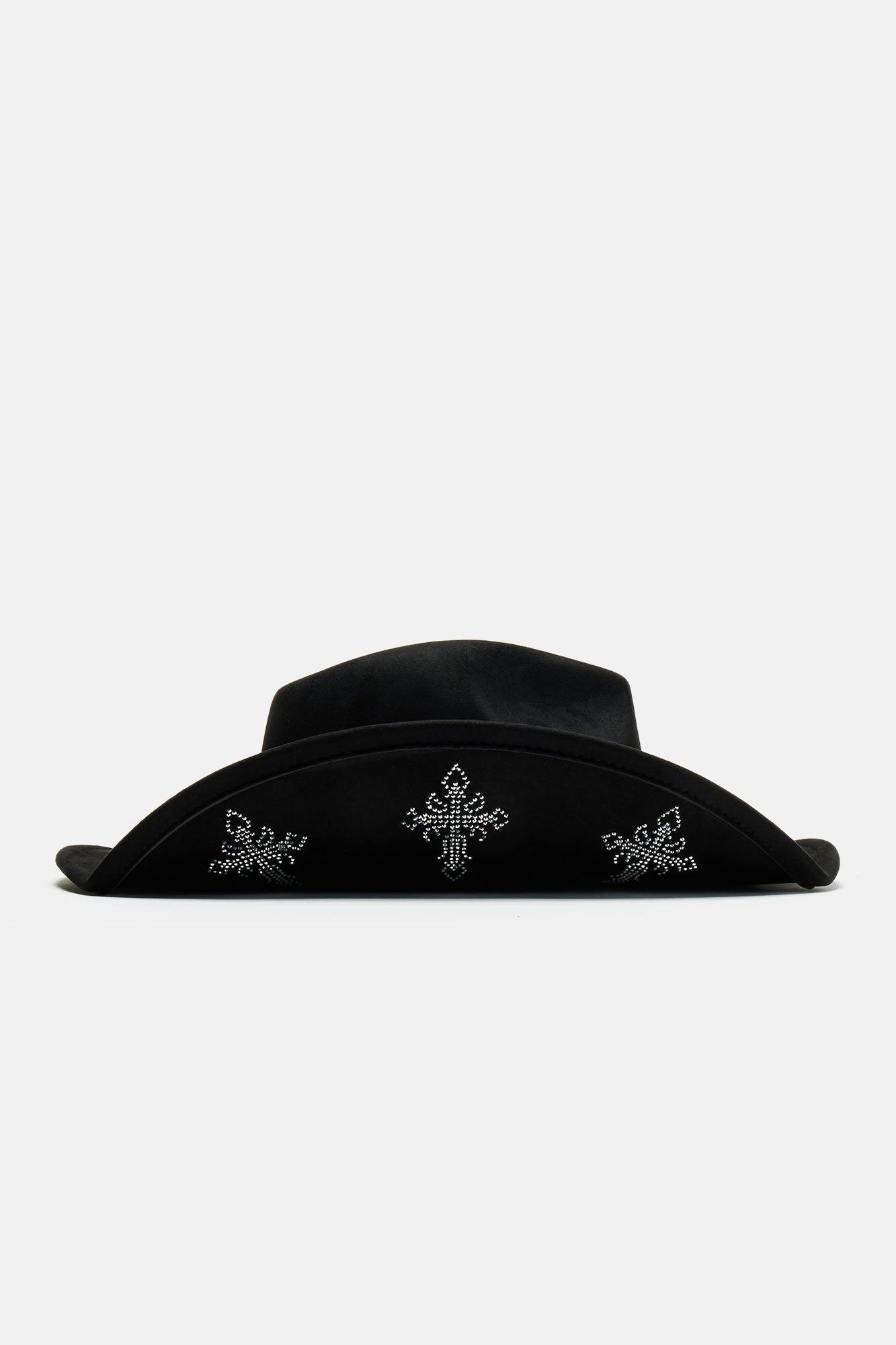 God's Country Cowboy Hat - Black Product Image