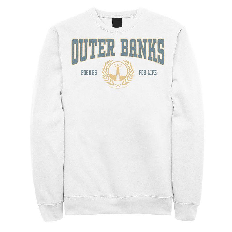 Mens Outer Banks Collegiate Style Crest Sweatshirt, Boys Product Image