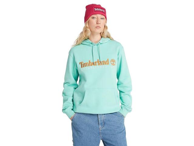 Timberland 50th Anniversary Hoodie (Aquamarine) Men's Sweatshirt Product Image