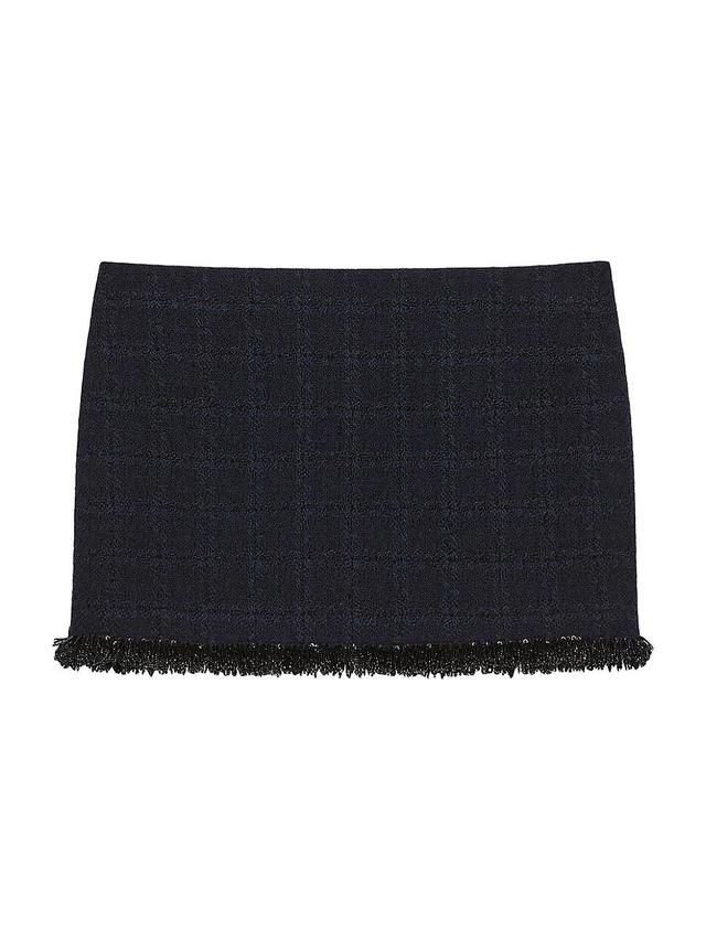 Womens Mini Skirt in Tweed Product Image