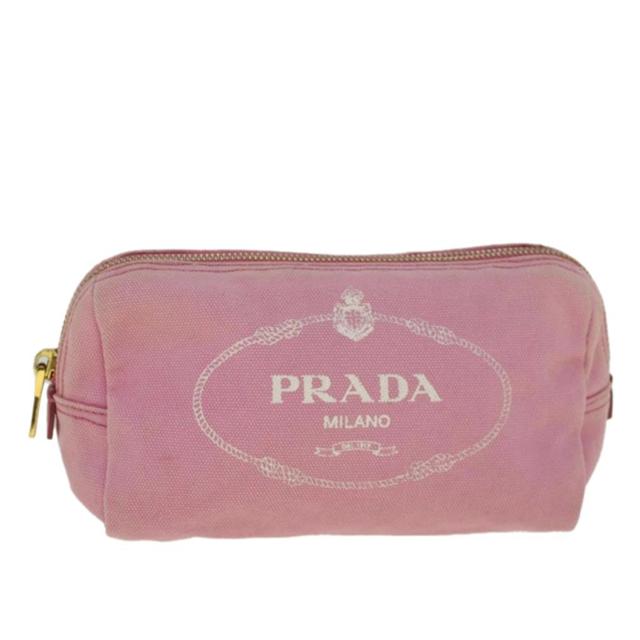 Pink Canvas Clutch Bag () Product Image