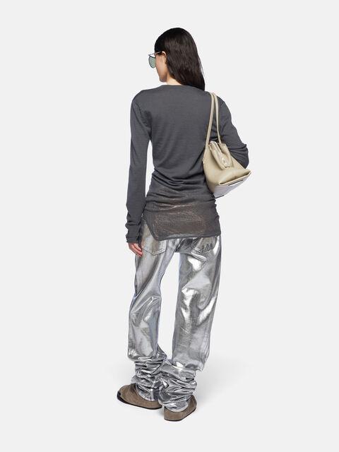 Silver long pants Product Image