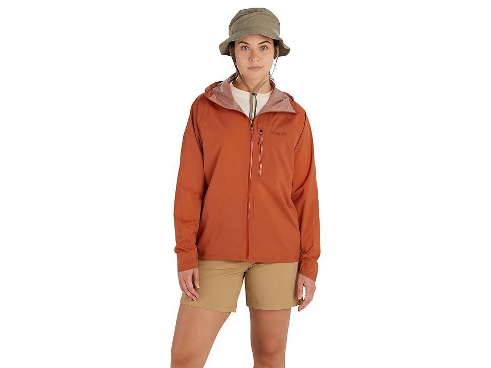 Marmot Superalloy Bio Rain Jacket (Auburn) Women's Coat Product Image