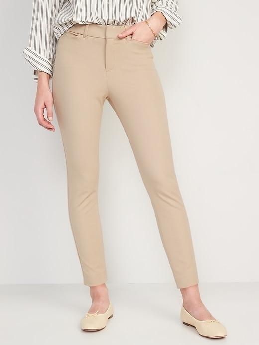 High-Waisted Pixie Skinny Ankle Pants Product Image