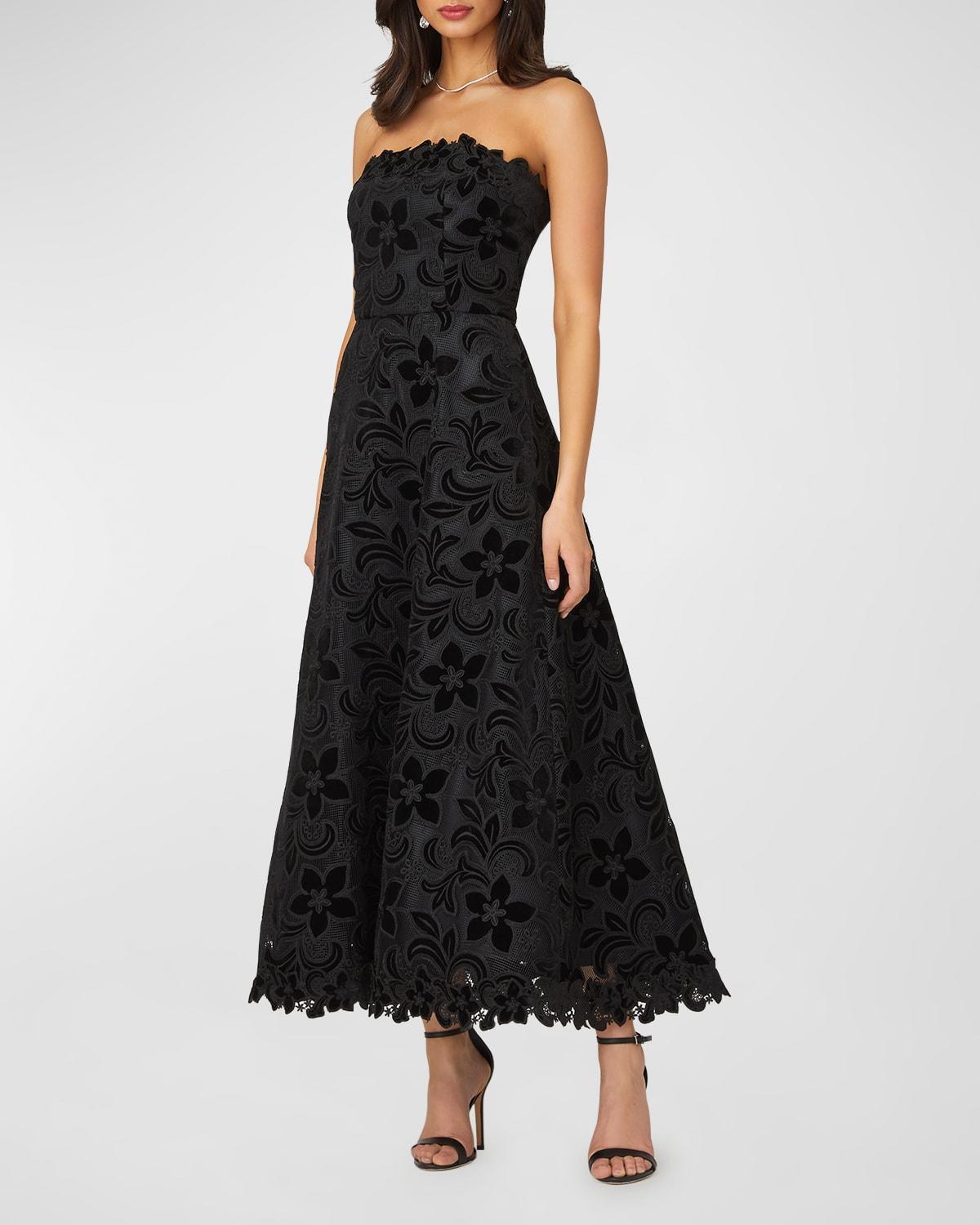 Womens Anessa Strapless Jacquard Dress Product Image