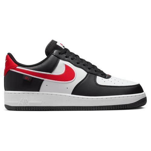 Nike Mens Air Force 1 07 - Basketball Shoes Black/Red/White Product Image