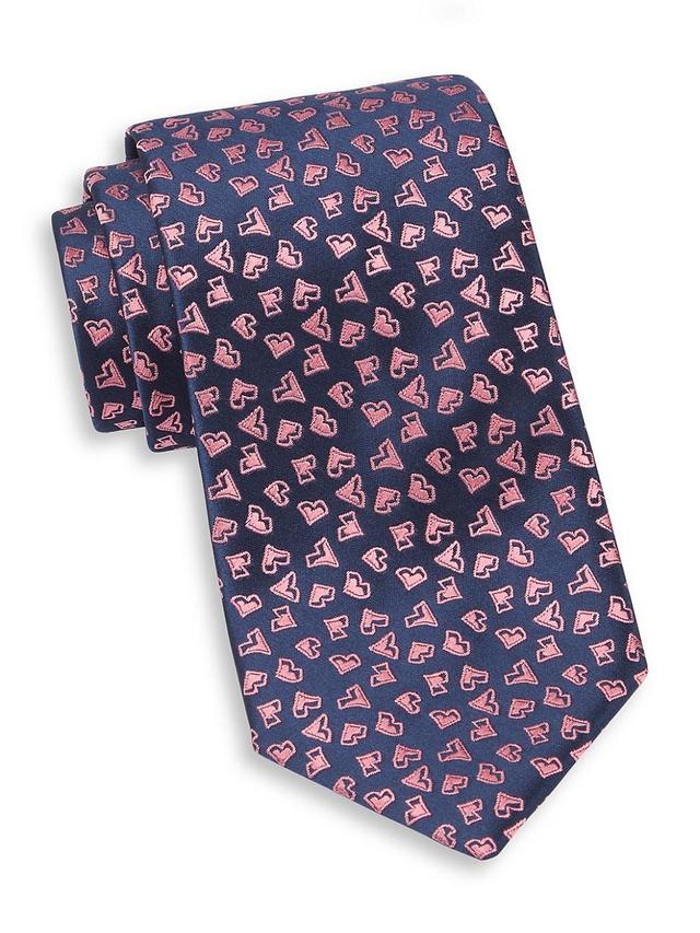 Mens Neat V Silk Tie Product Image