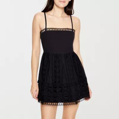 Forever 21 Womens Sleeveless Fit + Flare Dress Juniors Product Image