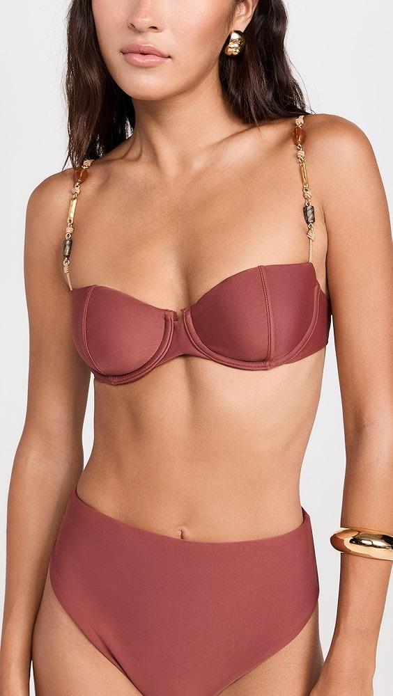 ViX Swimwear Solid Basic Bra Top | Shopbop Product Image