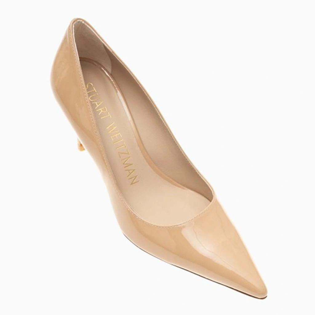 Leather Anny Pump 100 In Adobe Beige Product Image