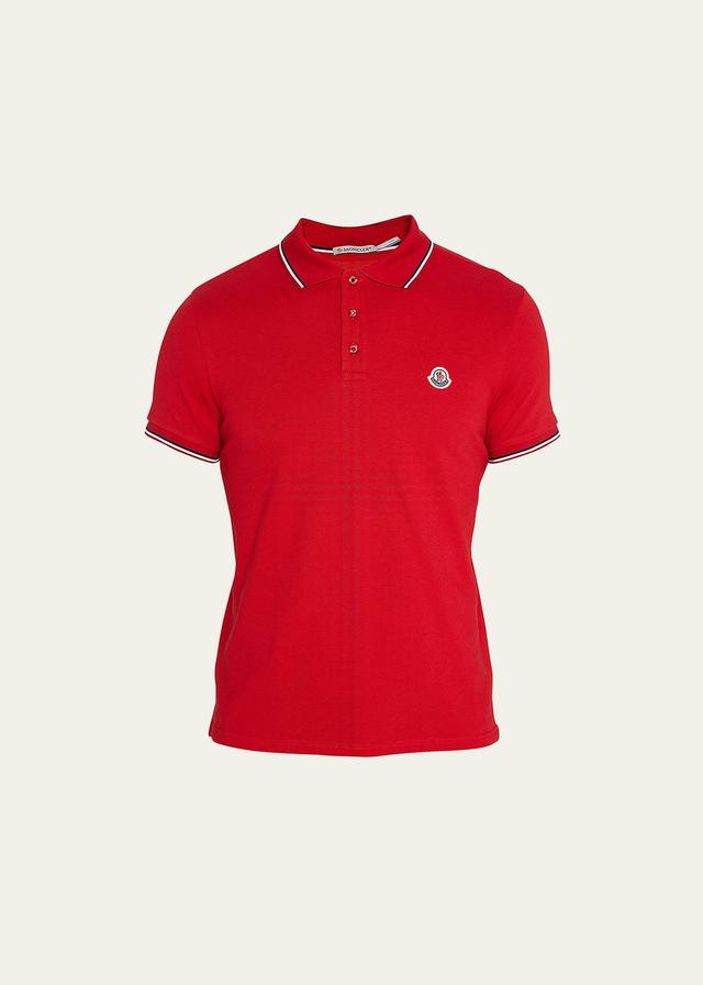 Mens Tipped Polo Shirt Product Image